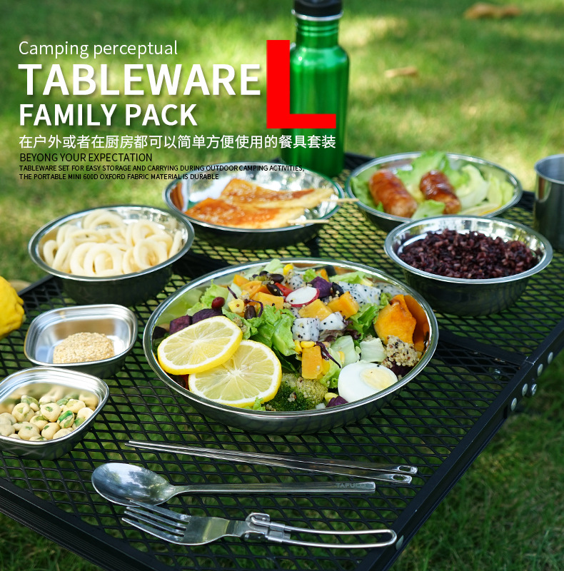 Ensemble d'assiettes à manger  - Camping Cooking Dining Set avis et prix
